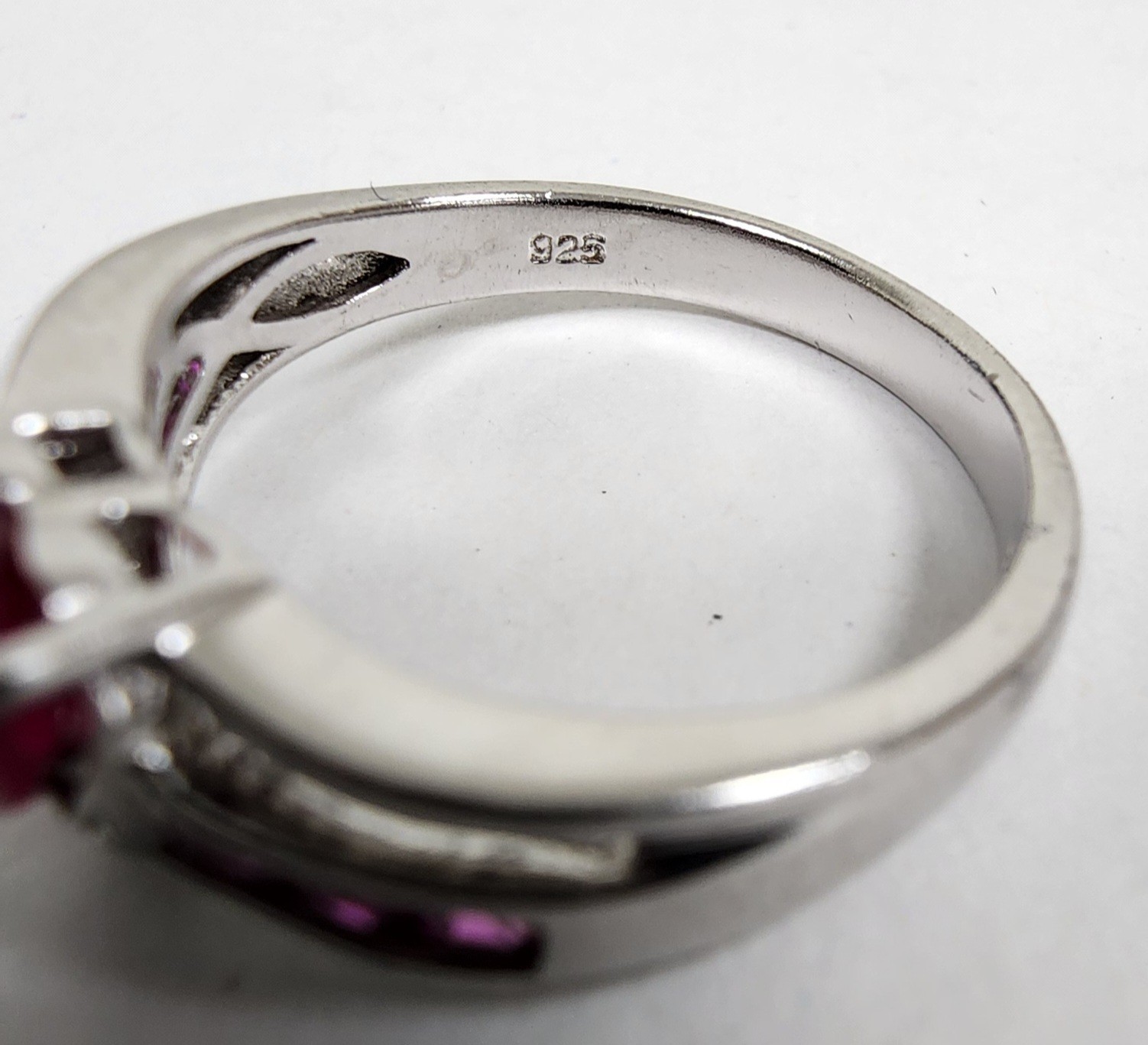 Designer Chuck Clemency STS Ruby Heart Diamond St… - image 6