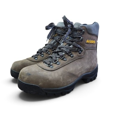 Asolo AFX 520 Backpacking Hiking Boots Womens Size 9.5 EUR 42 UK 8 Brown Leather