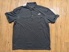 CHILI'S Restaurant Employee Uniform Polo Shirt Black Size XL B57