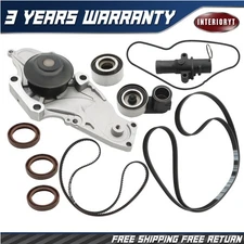 Timing Belt Kit with Water Pump For 2003-18 Honda Accord MDX RD 3.0L 3.5L 3.7L