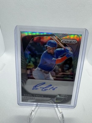 2020 Panini Prizm Rookie Autograph Robel Garcia #RA-RO RC Auto Silver Prizm