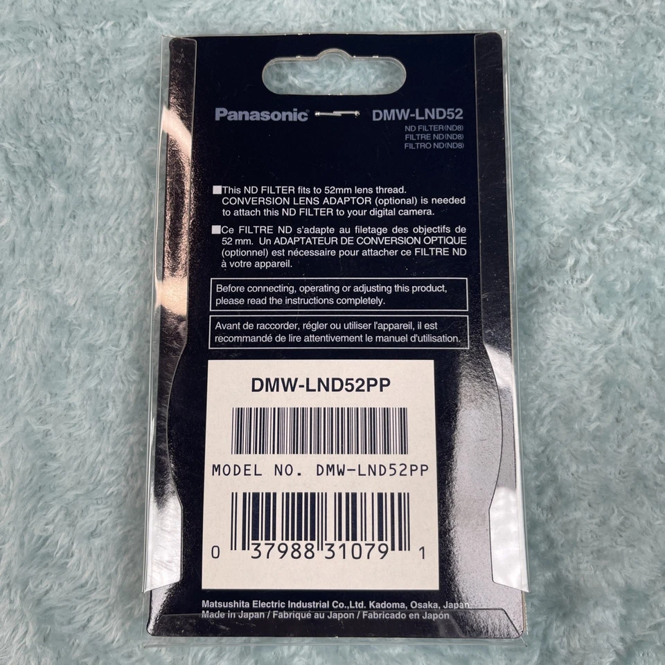 Panasonic Lumix DMW-LND52 ND Filter ND8 52mm Lens Thread NEW Japan - Image 3 of 4