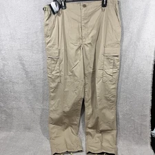 Propper Mens Pants Beige Size Large Regular Tactical Cargo BDU Trouser 38x32