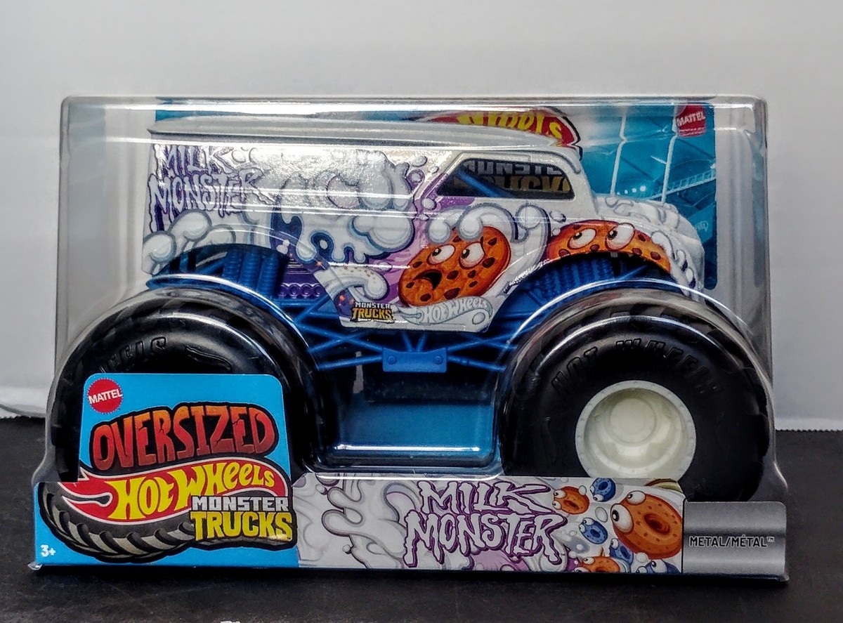 HOT WHEELS MONSTER TRUCKS 2026 MILK MONSTER OVERSIZED 1:24 SCALE
