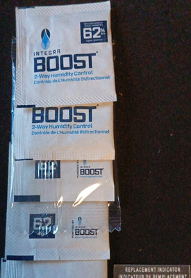 Integra Boost 62% RH 2-Wege Humidity Control Packs 6 Stück 4 Gramm 