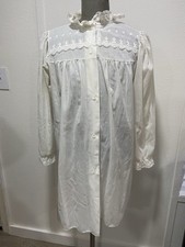 Womans Vintage Night gown Sears SZ Medium House Dress Baby Doll Cotton Blend