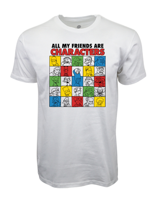 #ad #ad The Simpsons All My Friends Are Characters Graphic T shirt $14.99