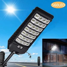 9900000LM 6000W Commercial Solar Street Lights Outdoor Dusk to Dawn Super Bright
