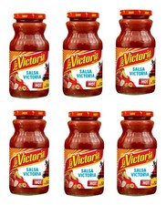 6 Pack La Victoria Salsa Victoria Hot Salsa 15.5 oz Glass Jars Shelf Stable