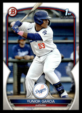 2023 Topps Bowman Yunior Garcia #BP-142 Los Angeles Dodgers Prospects Baseball