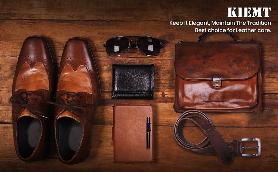 All-in-One  Leather Care Kit with Mink Oil for Restoration & Protection
