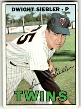 1967 Topps #164 Dwight Siebler Minnesota Twins Baseball