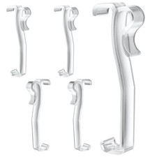12 Pcs Valance Clips for Blinds, 2.5 Inch Blind Hidden 2-1/2 Inch, Clear