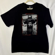 Harley Davidson Willie G 1981 AMF T-Shirt Mens 2XL Black Eagle Soars Alone RARE