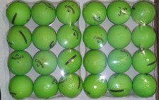 2 Dozen Used Callaway Supersoft Green Mint/plus/ no cuts or scuffs.