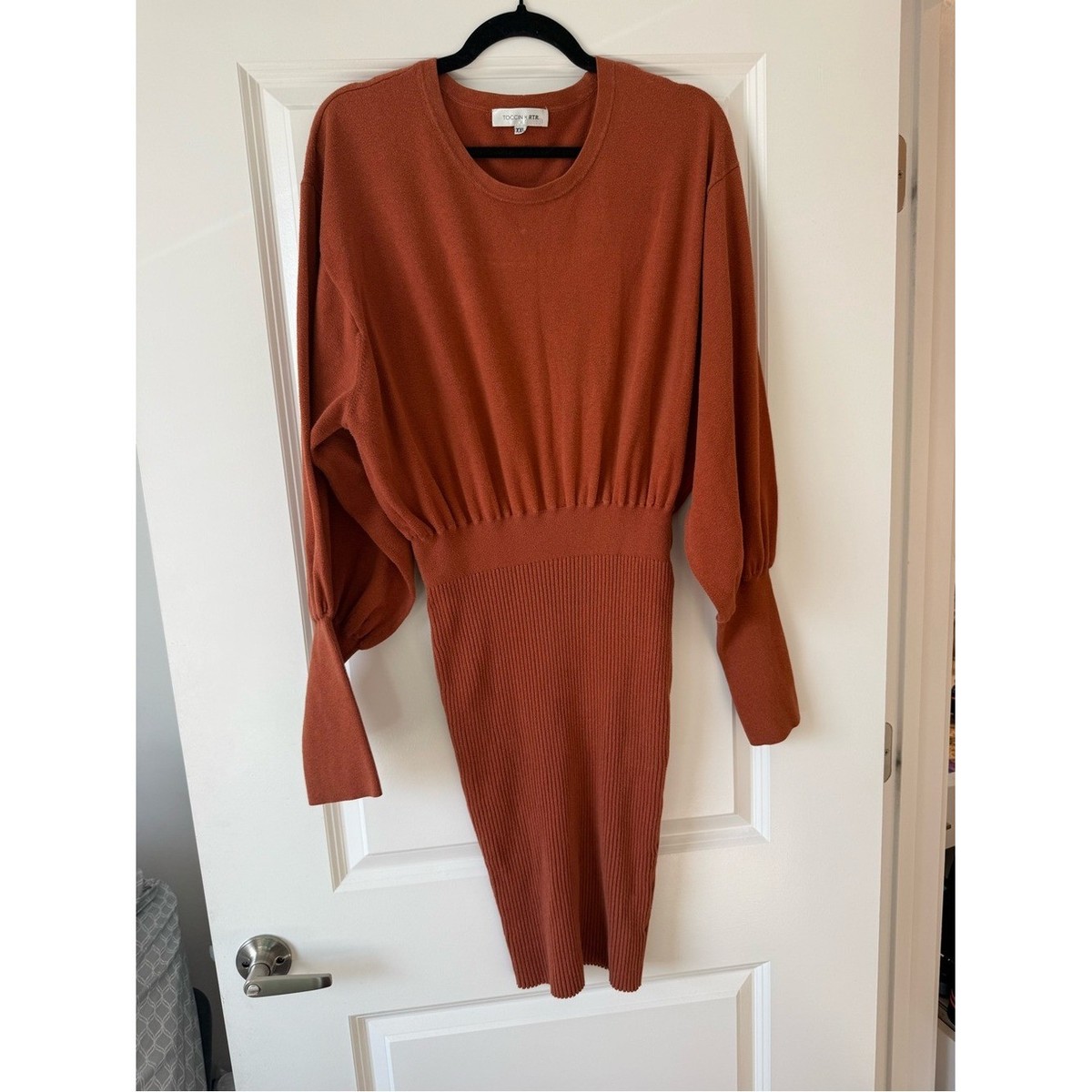 rust knit dress Toccin Sweater XXL Excellent Bodycon dress