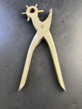 General Hardware Rotating Held Leather Hole Punch Pliers Made in England Va10