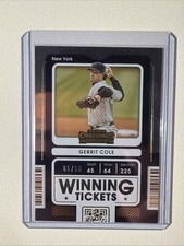 2021 Panini Contenders Winning Ticket GERRIT COLE /99 New York Yankees Astros SP