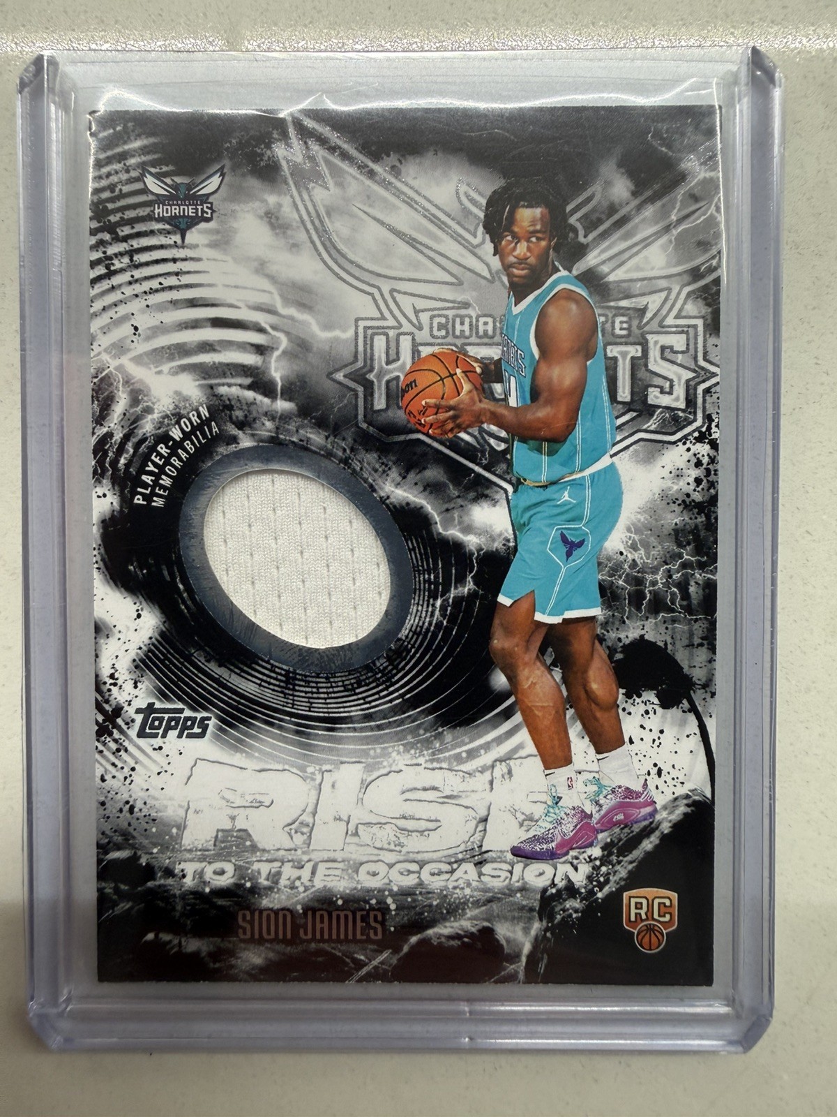 2025-26 Topps Basketball Sion James Rise to the Occasion Relic #RTO-SJ