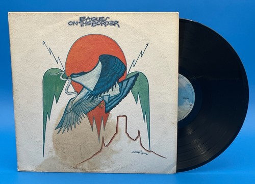 EAGLES ON THE BORDER LP ASYL RECORDS VG+ 7E-1004-A STEREO 1974 RECORD - Bild 4 von 9