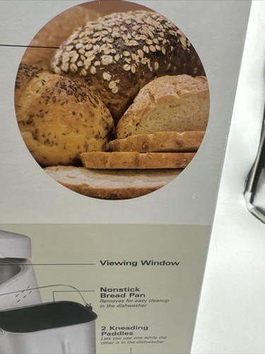 Hamilton Beach Homebaker 2 Pfund Digital Brotbackautomat Modell # 29881 Brandneu - Bild 10 von 12
