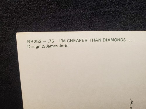 I'M CHEAPER THAN DIAMONDS BUT JUST AS HARD Nice N Sleazy Provocative Postcards - Picture 3 of 4