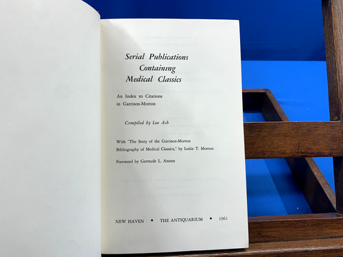 Serial Publications Containing Medical Classics- Lee Ash, 1961 - Picture 4 of 5