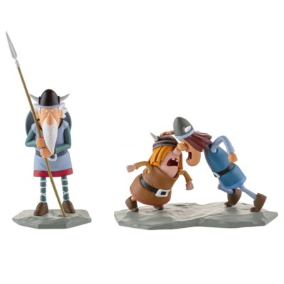 LMZ Sammelfiguren Wickie der Wikinger: Urobe, Snorre und Tjure Nr.3 (2020)