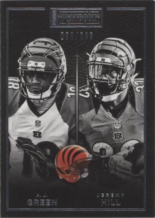 2015 Panini Playbook A.J. Green Jeremy Hill #25 - 1 of 2
