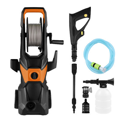#ad NTUD Electric Pressure Washer High Pressure Washer 4000PSI 3.4GPM W Hose Reel $86.47