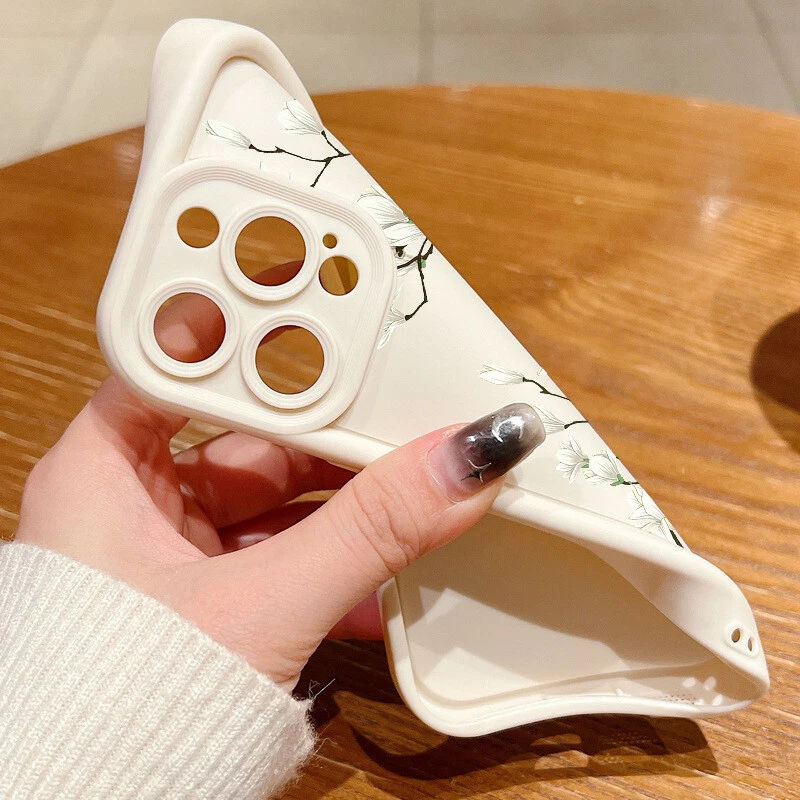 Flower Case For iPhone 16 15 14 13 Pro Max 12 11 16e Shockproof Soft TPU Cover - Image 4 of 4