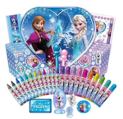 Disney Frozen Deluxe Stationery Set Great Fun with Elsa Ana Olof
