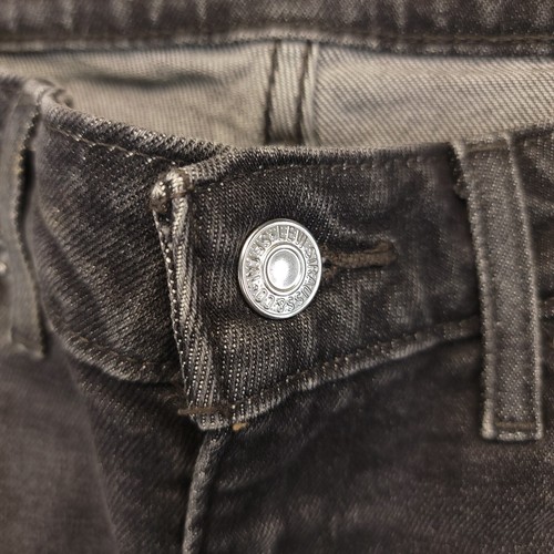 Levi's Jeans Womens Size 26 Faded Black Skinny 711 Fade Distressed Cropped Denim - Picture 4 of 21