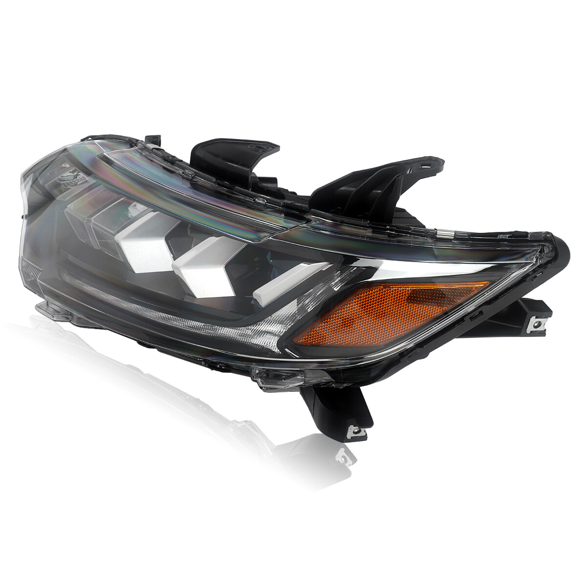 Left Side Headlight w/ Yellow Reflector For 2019-2022 Left Side Headlight w/ Yellow Reflector For 2019-2022