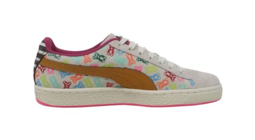 PUMA Suede Junior Gummy Bears Whisper Beige Brown Big Kids Girls Women Shoes - Picture 2 of 6