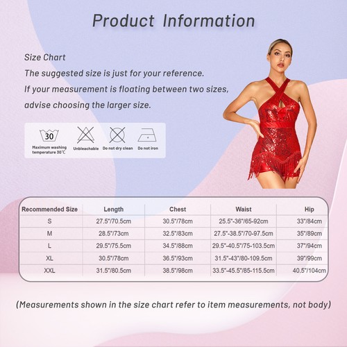 AU Womens Tuxedo Jazz Latin Dance Costume Sequins Tassels Leotard Jumpsuit Dress - Picture 71 of 173
