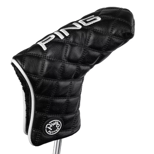 Ping 2024 Anser Blade Putter Headcover Head Cover - schwarz strukturiert - BRANDNEU - Bild 3 von 3