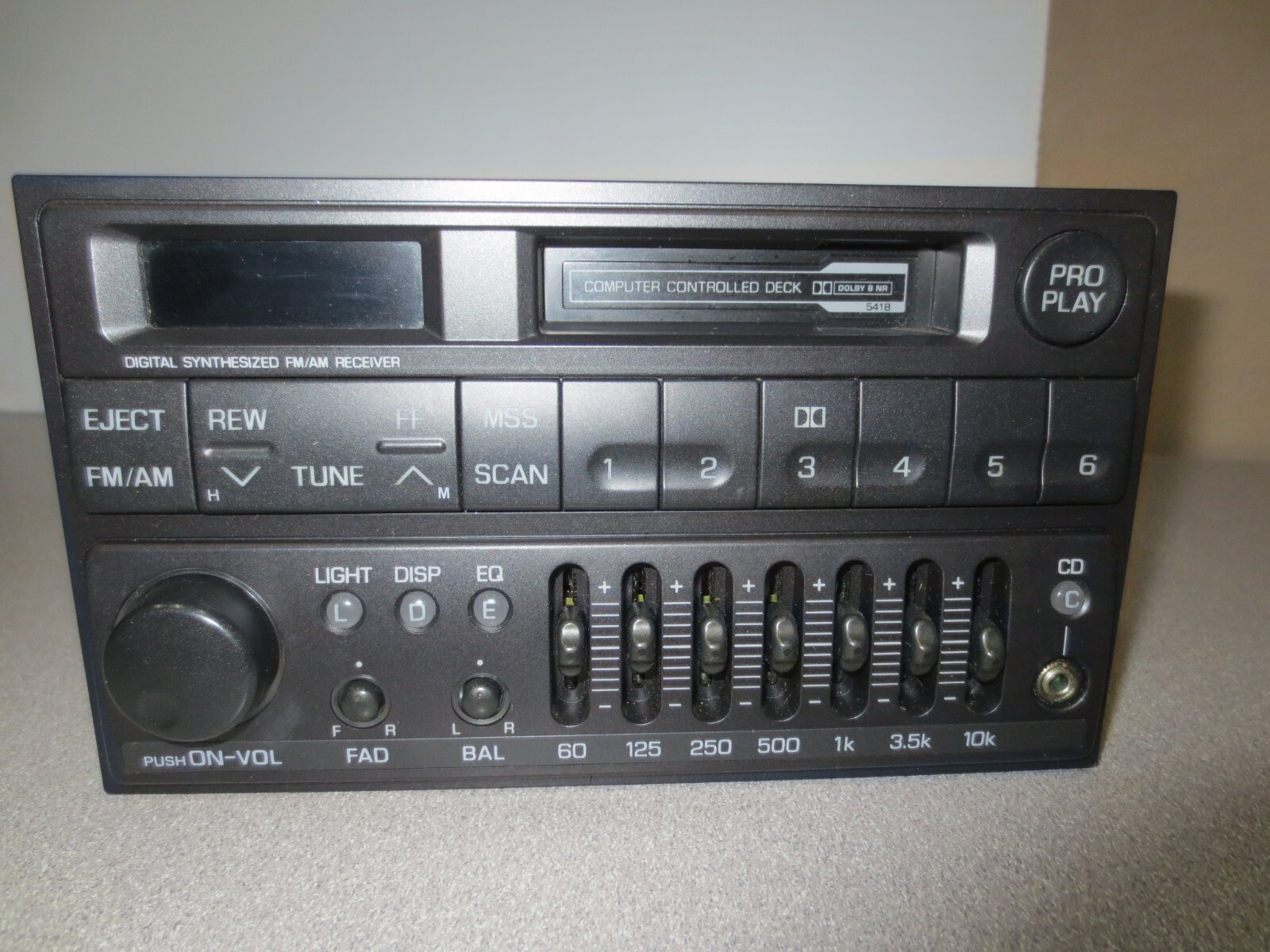 Mitsubishi 3000gt Dodge Stealth OEM Tape Deck EQ HU Radio Stereo 