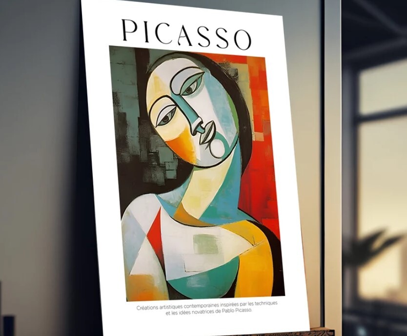 THE POSTER CLUB ポスター ABSTRACT Cubism 71PVSrUZVjL._UF350