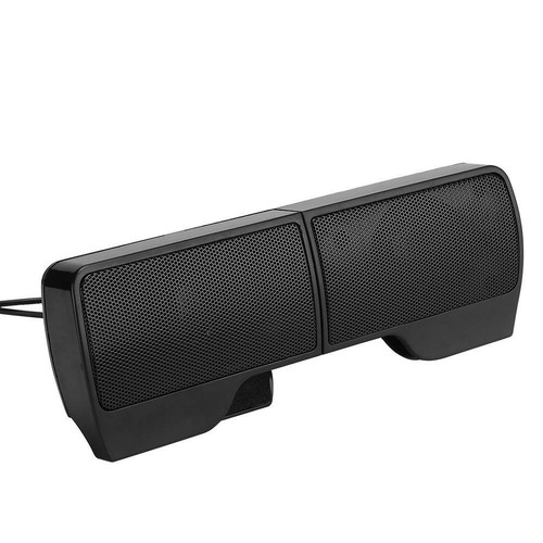For PC Laptop Speakers USB Wired STEREO Portable Computer Desktop Sound Bar - Picture 2 of 12