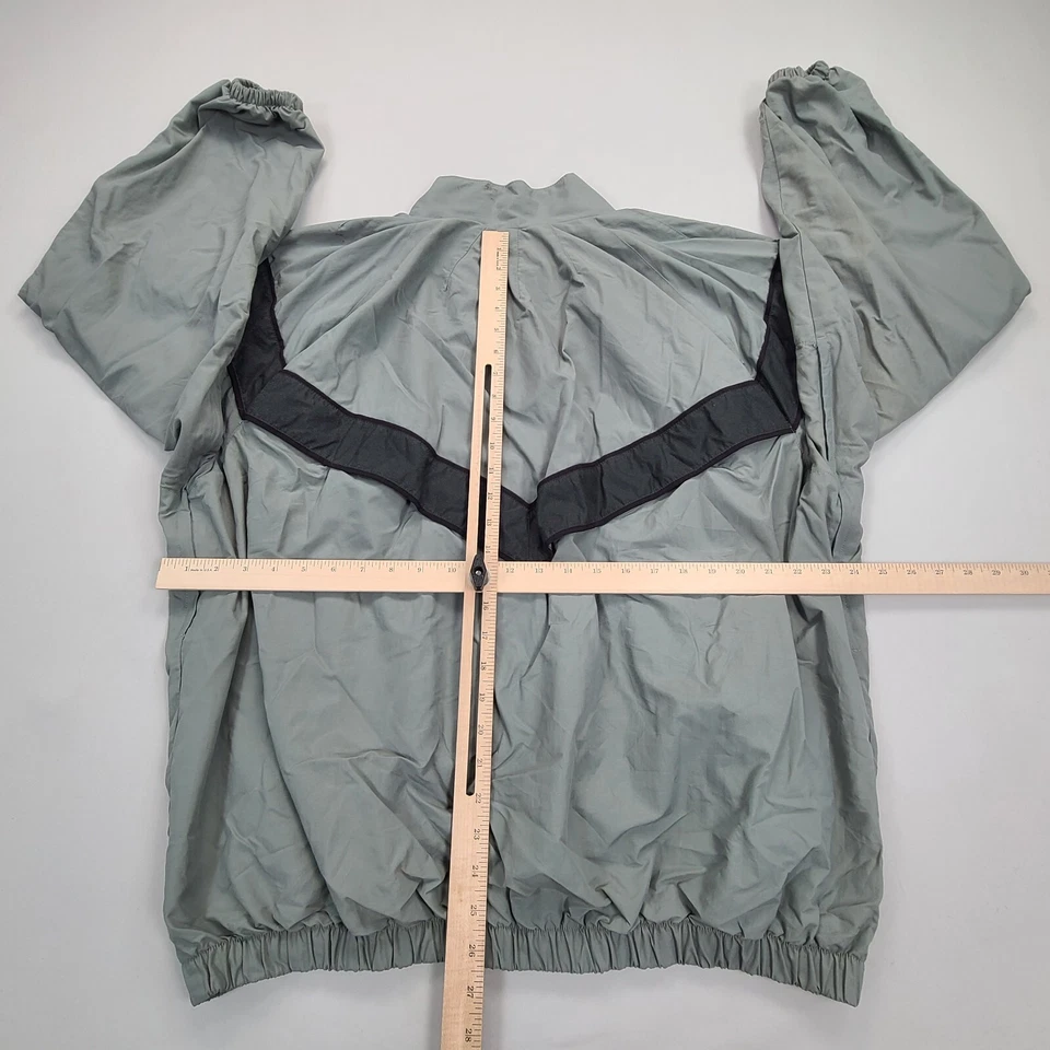 Chaqueta del Ejército Para Hombre Grande Gris Cremallera Completa Rompevientos PulloverArmed Services Active Foto 3 de 4