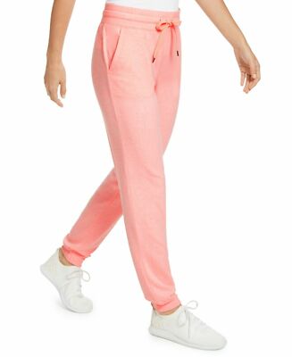 Ideology Pants Pink Knit Joggers Side 