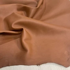 Lambskin Nappa Leather Hide 2-3 oz Cognac 7-8 SF Good Quality