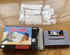 Tom and Jerry SNES (Super Nintendo) 1992 Authentic CIB Complete w Box & Manual