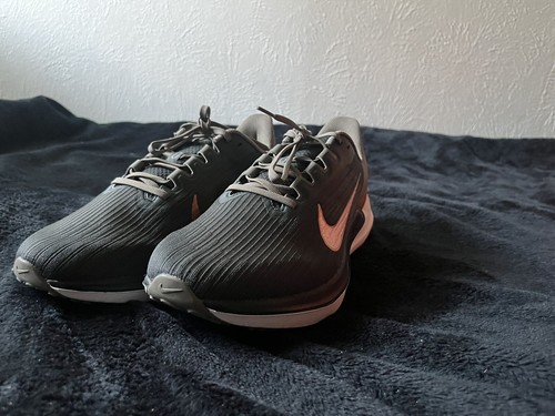 Nike donna Air Winflo 9 Running Walking grigio fumo/oro DD868686-005 taglia 6,5 - Foto 4 di 9