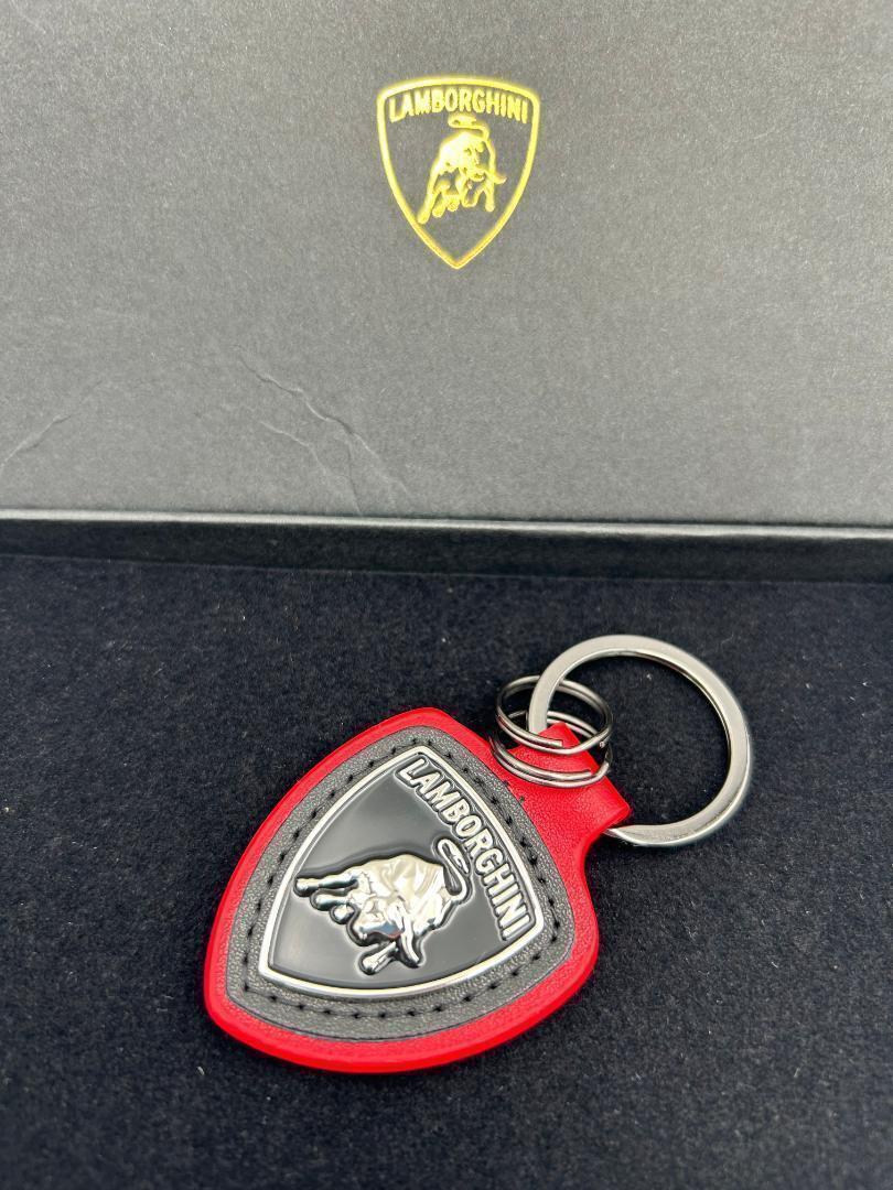 Lamborghini RED keychain key ring with box car 3D red! | eBay