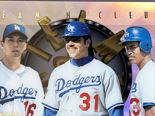 1996 Select Team Nucleus Mike Piazza / Hideo Nomo Raul Mondesi Mint - Picture 2 of 5
