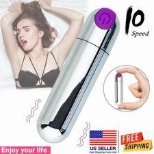 Mini Bullet Vibrator G-spot Clit Dildo Massager Sex Toys for Women Rechargeable