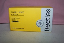 Beetles Nail Lamp UV  LED Adjustable Nail Lamp w/ USB Cable Adapter NEW in Box