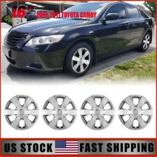 16" Hubcaps Wheel Rims Cover Snap On Installation For 07-11 TOYOTA CAMRY 4Pcs